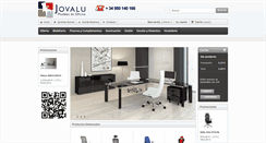 Desktop Screenshot of mueblesoficinajovalu.com